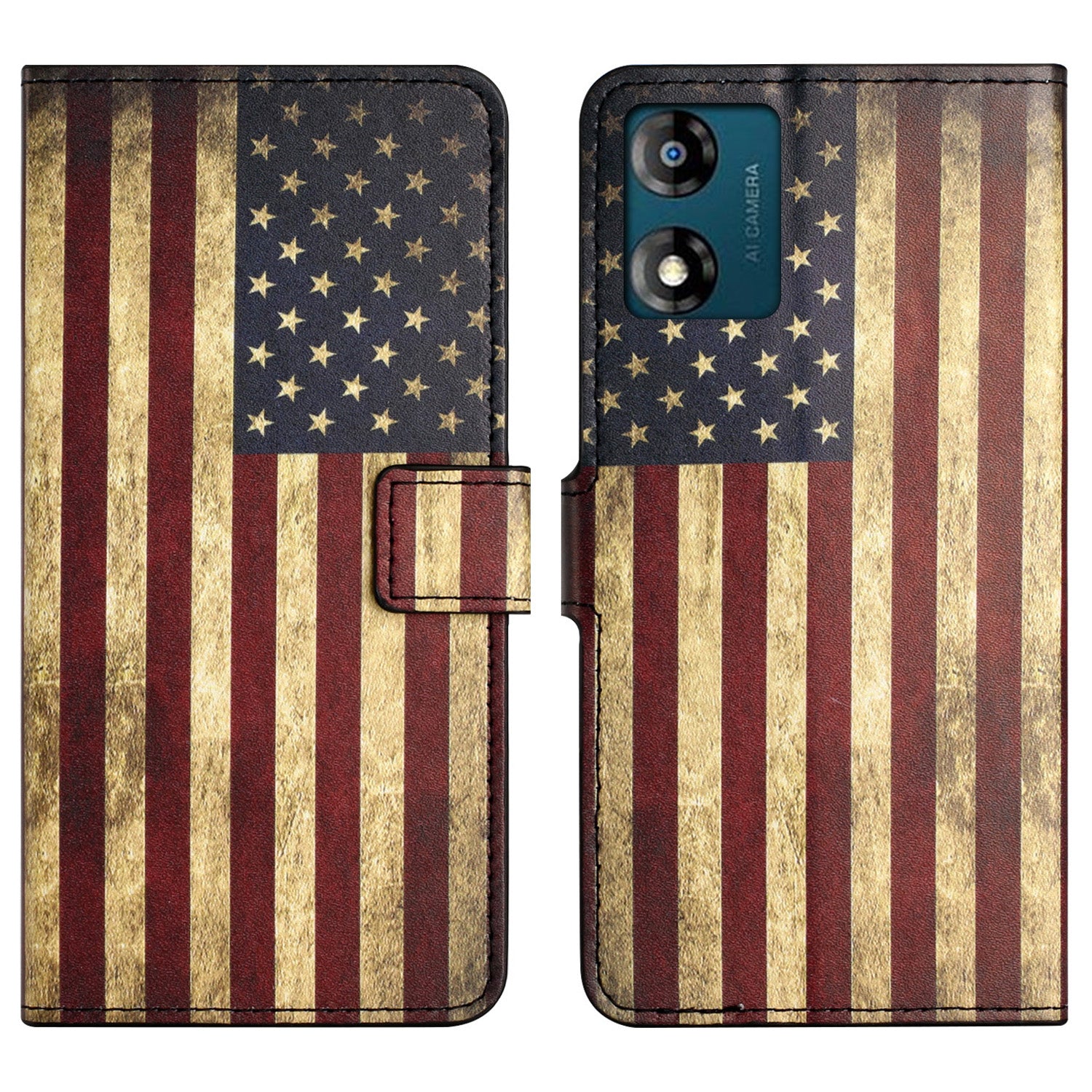 Leather Stand Phone Case For Motorola Moto E13 4G Pattern Printing Magnetic Wallet Cover Leather Stand Phone Case For Motorola Moto E13 4G Pattern Printing Magnetic Wallet Cover
